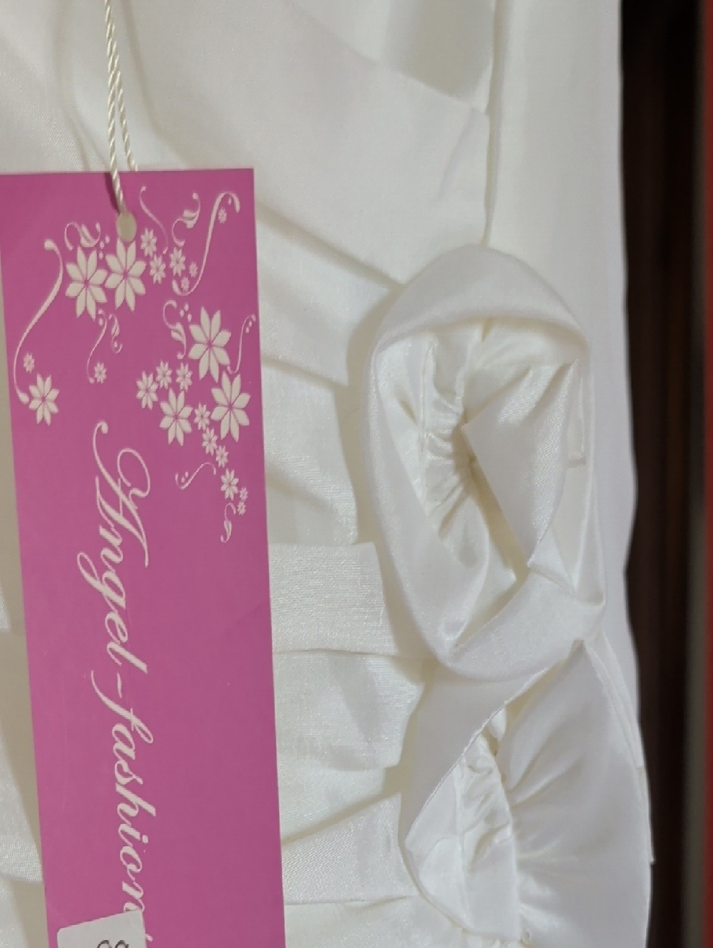 White Spaghetti-Strap Cocktail Dress NWT - Picture 4 of 9